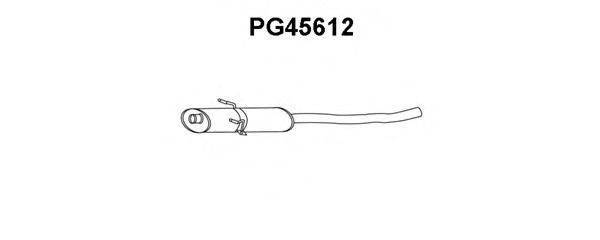 VENEPORTE PG45612 Середній глушник вихлопних газів