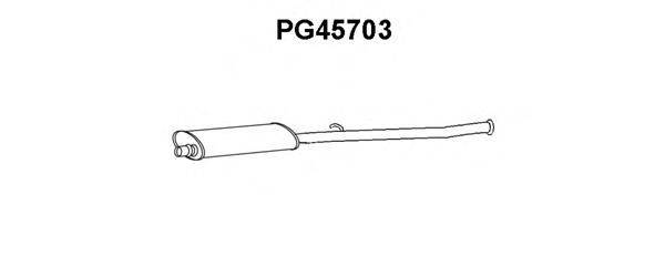 VENEPORTE PG45703 Передглушувач вихлопних газів