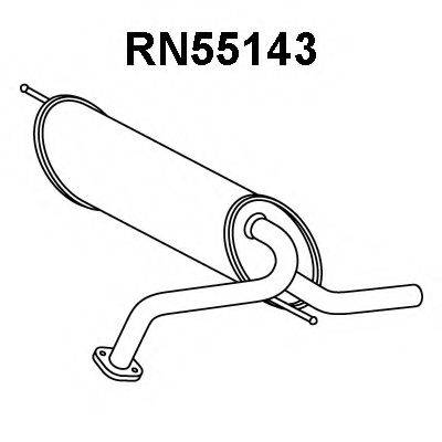 VENEPORTE RN55143 Глушник вихлопних газів кінцевий