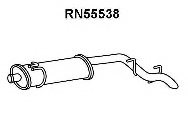 VENEPORTE RN55538 Глушник вихлопних газів кінцевий