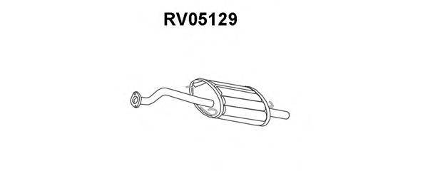 VENEPORTE RV05129 Глушник вихлопних газів кінцевий