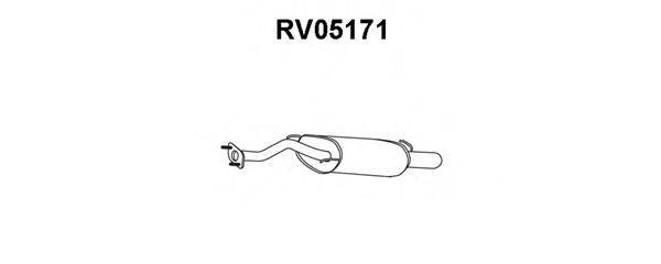 VENEPORTE RV05171 Глушник вихлопних газів кінцевий