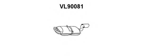 VENEPORTE VL90081 Глушник вихлопних газів кінцевий