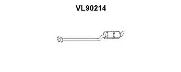 VENEPORTE VL90214 Середній глушник вихлопних газів