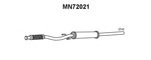 VENEPORTE MN72021 Передглушувач вихлопних газів