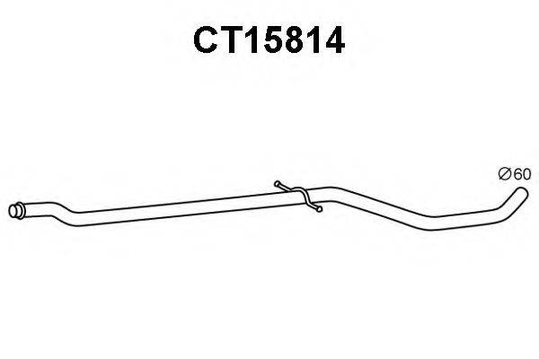 VENEPORTE CT15814 Труба вихлопного газу