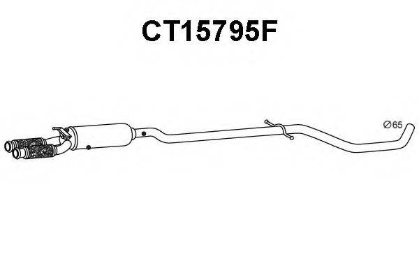 VENEPORTE CT15795F Саджовий/частковий фільтр, система вихлопу ОГ