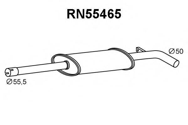 VENEPORTE RN55465 Передглушувач вихлопних газів