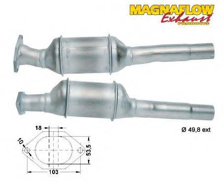 MAGNAFLOW 81862D Каталізатор