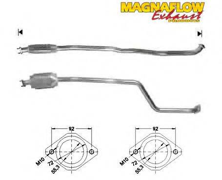 MAGNAFLOW 74809D Каталізатор