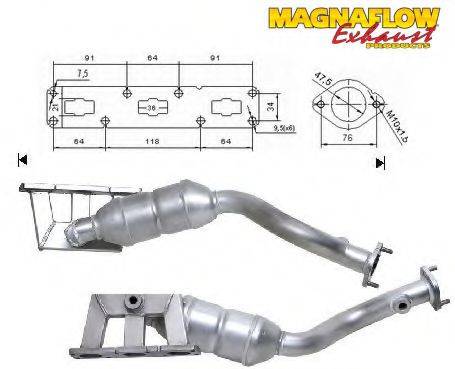 MAGNAFLOW 70614 Каталізатор