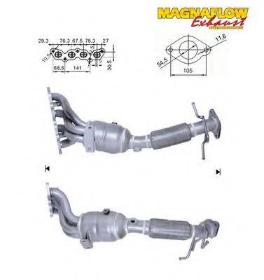 MAGNAFLOW 62501 Каталізатор