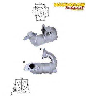 MAGNAFLOW 66301D Каталізатор