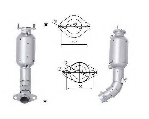 MAGNAFLOW 67612 Каталізатор