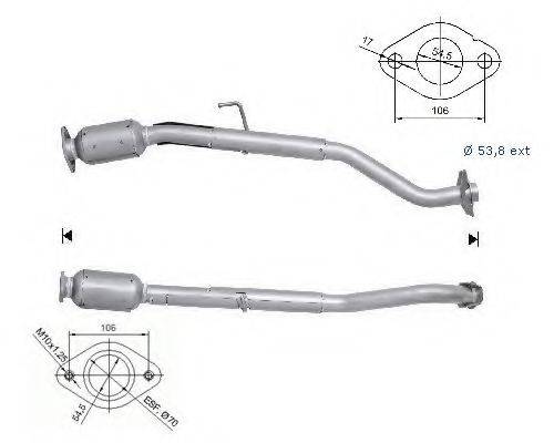 MAGNAFLOW 67613 Каталізатор