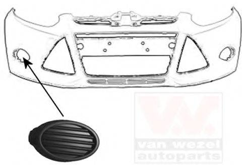 VAN WEZEL 1945596 Облицювання, бампер