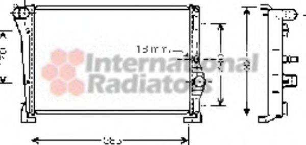 VAN WEZEL 73002088 Радіатор, охолодження двигуна