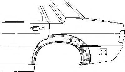 VAN WEZEL 0308147 Боковина