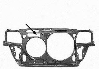 VAN WEZEL 0323668 Облицювання передка