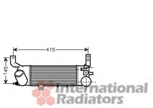 VAN WEZEL 27004187 Інтеркулер