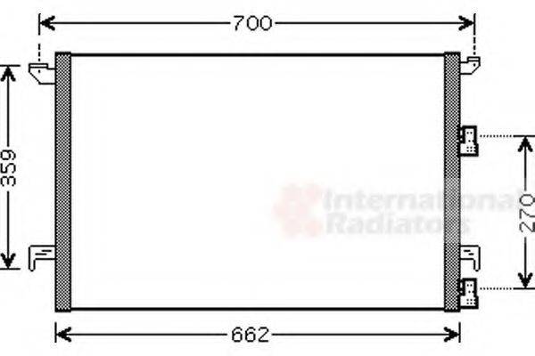 VAN WEZEL 47005060 Конденсатор, кондиціонер