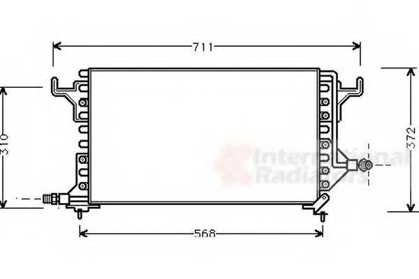 VAN WEZEL 09005069 Конденсатор, кондиціонер