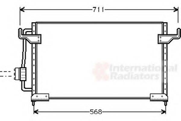 VAN WEZEL 09005085 Конденсатор, кондиціонер