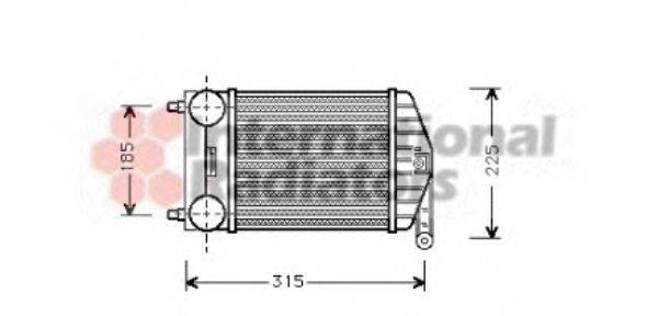 VAN WEZEL 17004189 Інтеркулер