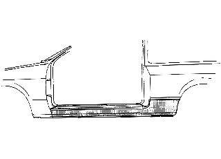 VAN WEZEL 1754101 Накладка порога