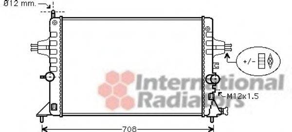 VAN WEZEL 37002440 Радіатор, охолодження двигуна