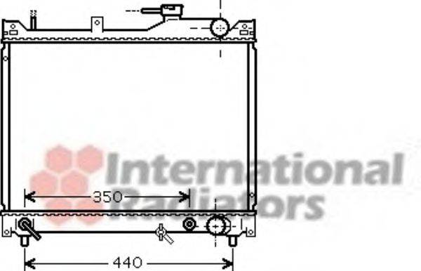 VAN WEZEL 52002101 Радіатор, охолодження двигуна