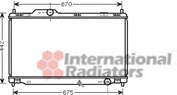 VAN WEZEL 53002461 Радіатор, охолодження двигуна