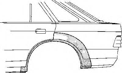 VAN WEZEL 1844147 Боковина