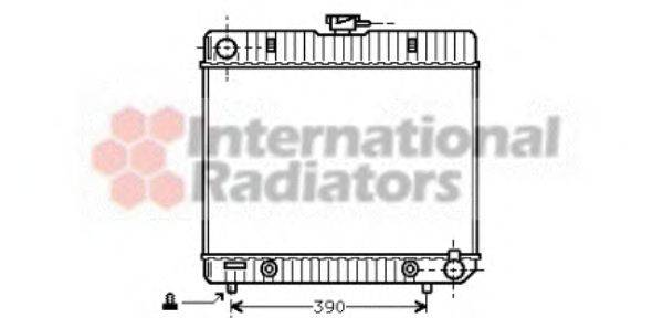 VAN WEZEL 30002043 Радіатор, охолодження двигуна