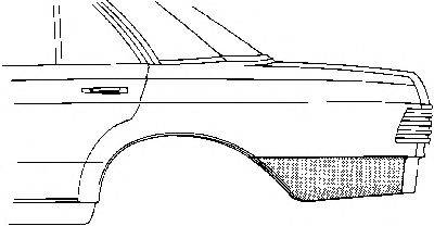 VAN WEZEL 3010133 Боковина