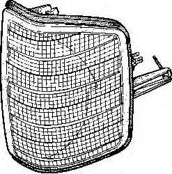 VAN WEZEL 3020905 Ліхтар покажчика повороту