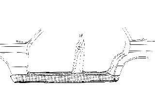 VAN WEZEL 3024103 Накладка порога