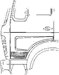 VAN WEZEL 306071 Двері, кабіна водія