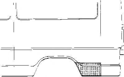 VAN WEZEL 3070144 Боковина