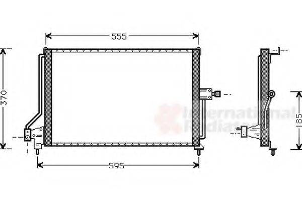 VAN WEZEL 37005209 Конденсатор, кондиціонер