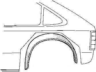 VAN WEZEL 3723445 Колісна ніша