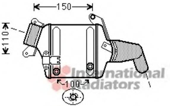 VAN WEZEL 06004380 Інтеркулер