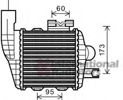 VAN WEZEL 82004226 Інтеркулер