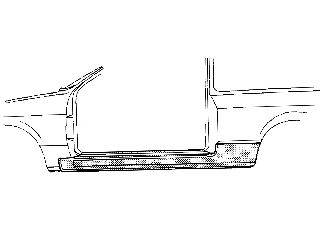 VAN WEZEL 3776101 Накладка порога