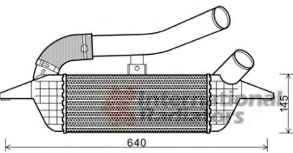 VAN WEZEL 82004228 Інтеркулер