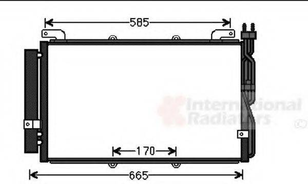 VAN WEZEL 82005220 Конденсатор, кондиціонер