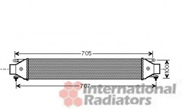 VAN WEZEL 17004392 Інтеркулер