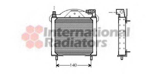 VAN WEZEL 43003147 масляний радіатор, моторне масло