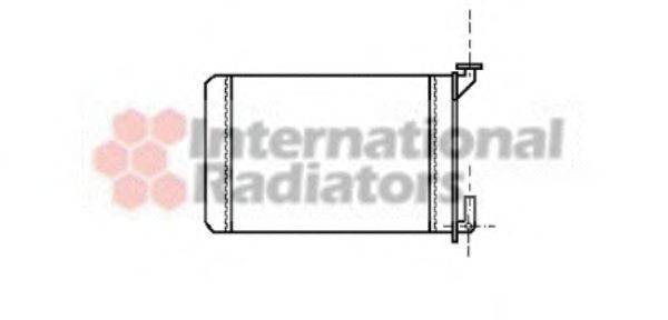 VAN WEZEL 43006028 Теплообмінник, опалення салону