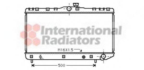 VAN WEZEL 53002181 Радіатор, охолодження двигуна